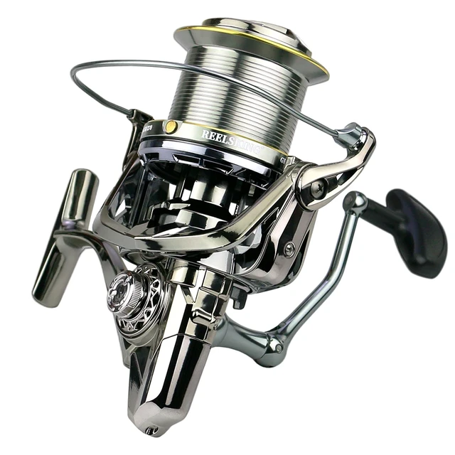 Large Metal Spool Fishing Reel 9000 10000 12000 Worm Shaft System