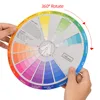 12/18 Colors Tattoo Colors Wheel Pigment Paper Card Supplies Three-tier Mix Guide Central Circle Rotate Tattoo Accessories 4