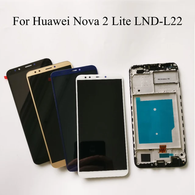Black/White For Huawei Nova 2 Lite LDN-LX2 LND-L22 LCD
