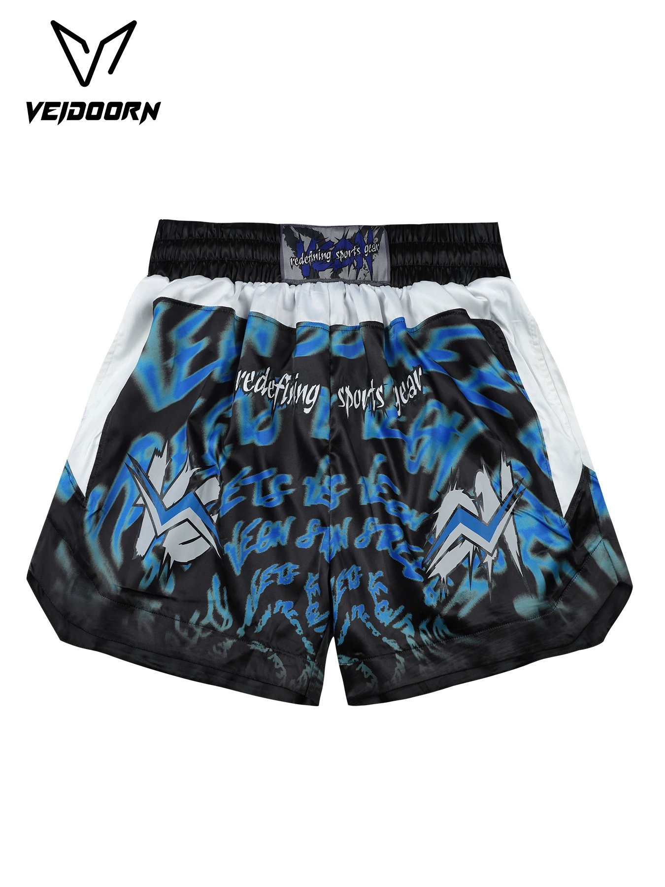 2025 Veidoorn Men's High-Waist Boxing Shorts