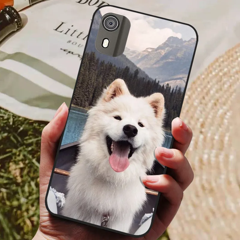 Sleek Black Silicone Phone Case with TPU Bumper