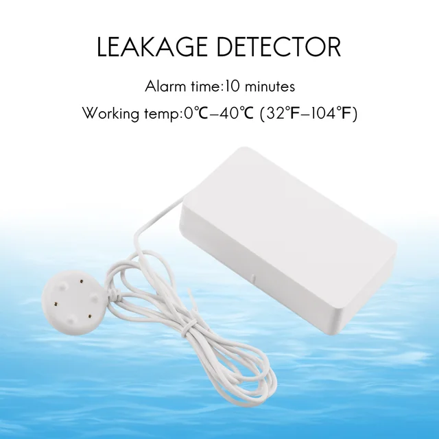 IDUD Tuya Smart WIFI Water Flood Sensor Water Leakage Detector Send Alert When Leak Is Detected Work With Alexa Google Home 5