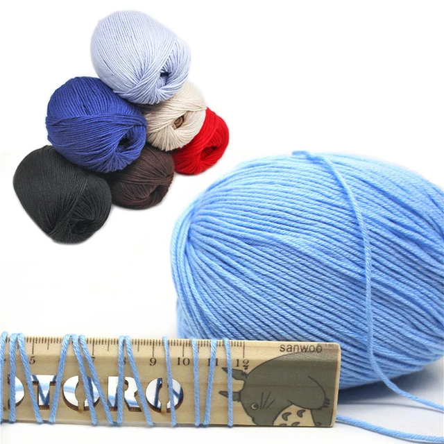 18pcs knitting yarn lanas para tejer a crochet cotton yarn for