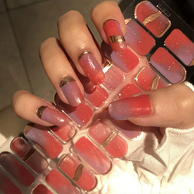 Nail Sticker 3D Relief Foil Nail Decal DIY Manicure Full Wraps Self-adhesive Full Cover Waterproof False Art Stickers nail stickers nail art decoration nail decals