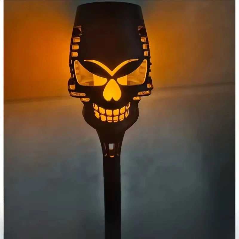 12LED Solar Flame Torch Lights Flickering Light Waterproof Garden Decoration Out