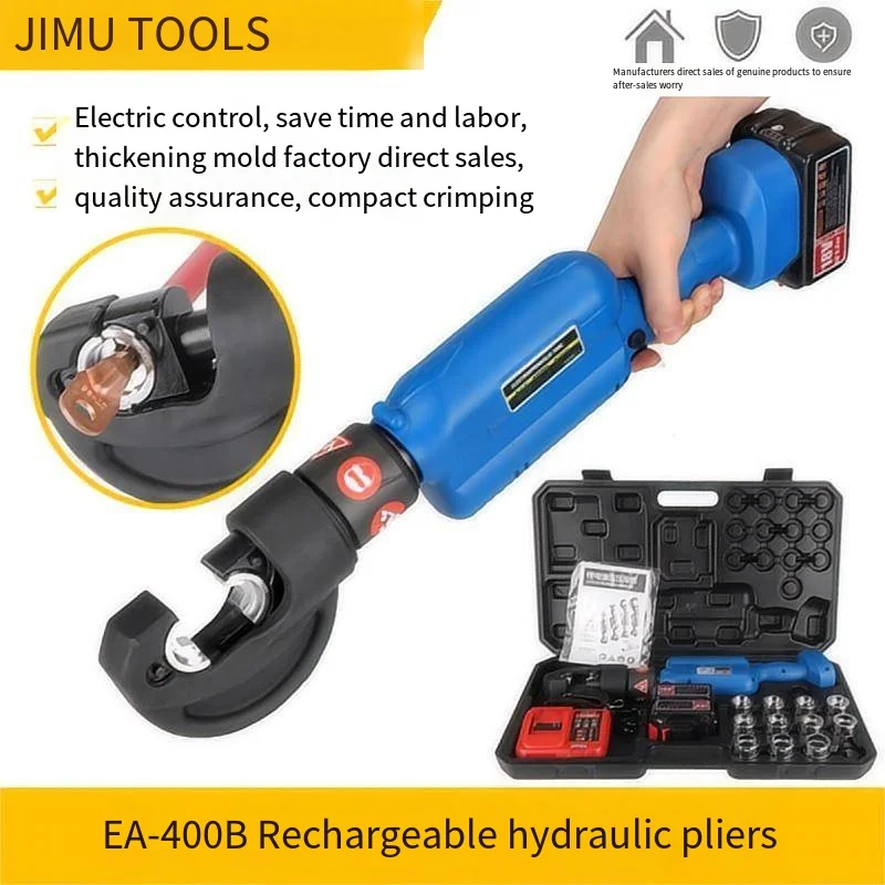 a10vso28 rotary excavator auxiliary electric cable crimping pc100 5 hydraulic pump for bale Lithium Electric Hydraulic Pliers EA-400 Rechargeable Portable Copper Aluminum Terminal Nose Cable Crimping Tool   356