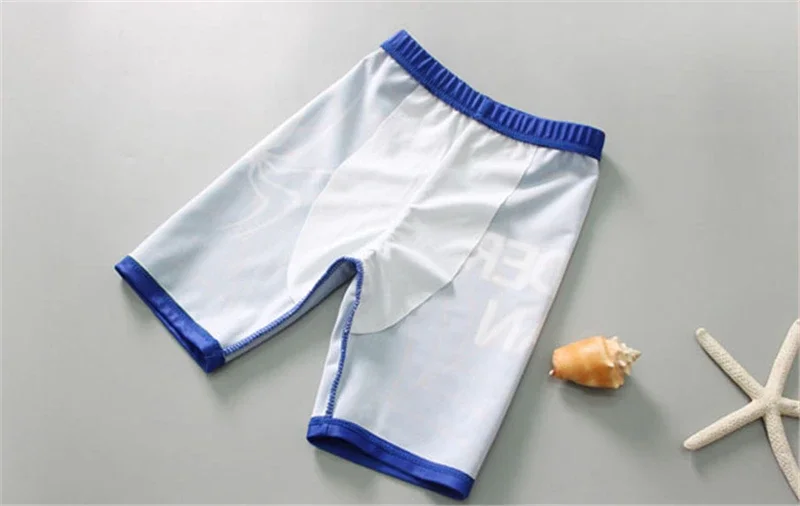 Boy Two Pieces Suit Swimwear 2-9 Year Children Short Sleeve Swimsuit Kid Cool Cartoon Beachwear Baby Bathing Suit 6