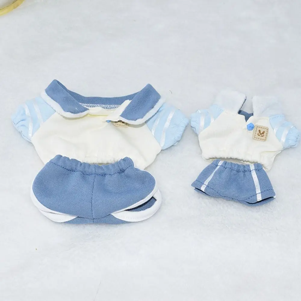 장난감 교체 복장 놀이 집 인형 라펠 후드 세트, 스웨터 짧은 인형 집 액세서리, 10 cm, 20cm