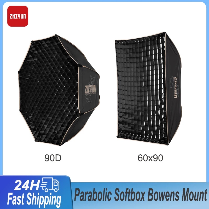 Zhiyun 90D Softbox Parabolico 60X90 Video Light Softbox Bowens Mount Per Molus G200 Photography Light Accessories