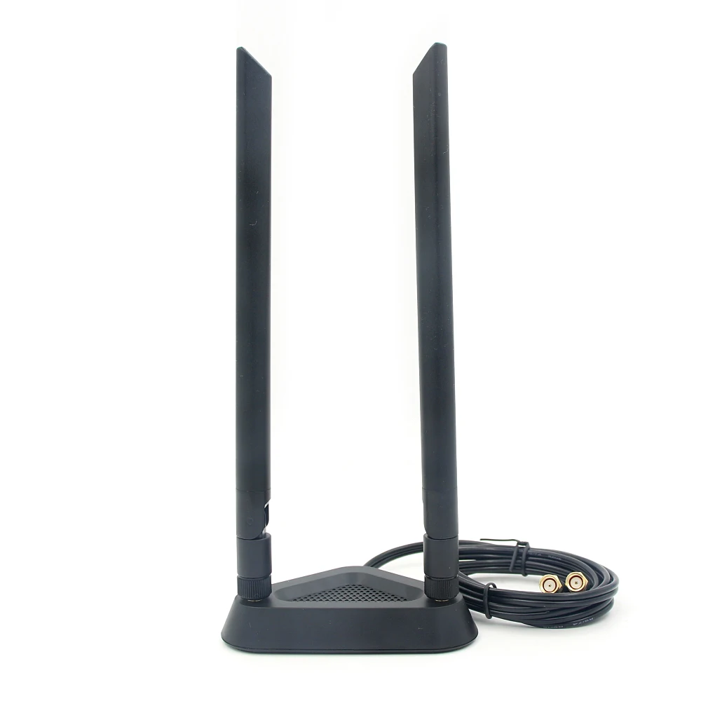 High Gain 2.4G 5.8G 5G Dual Frequency Extension Cable External Antenna Magnetic