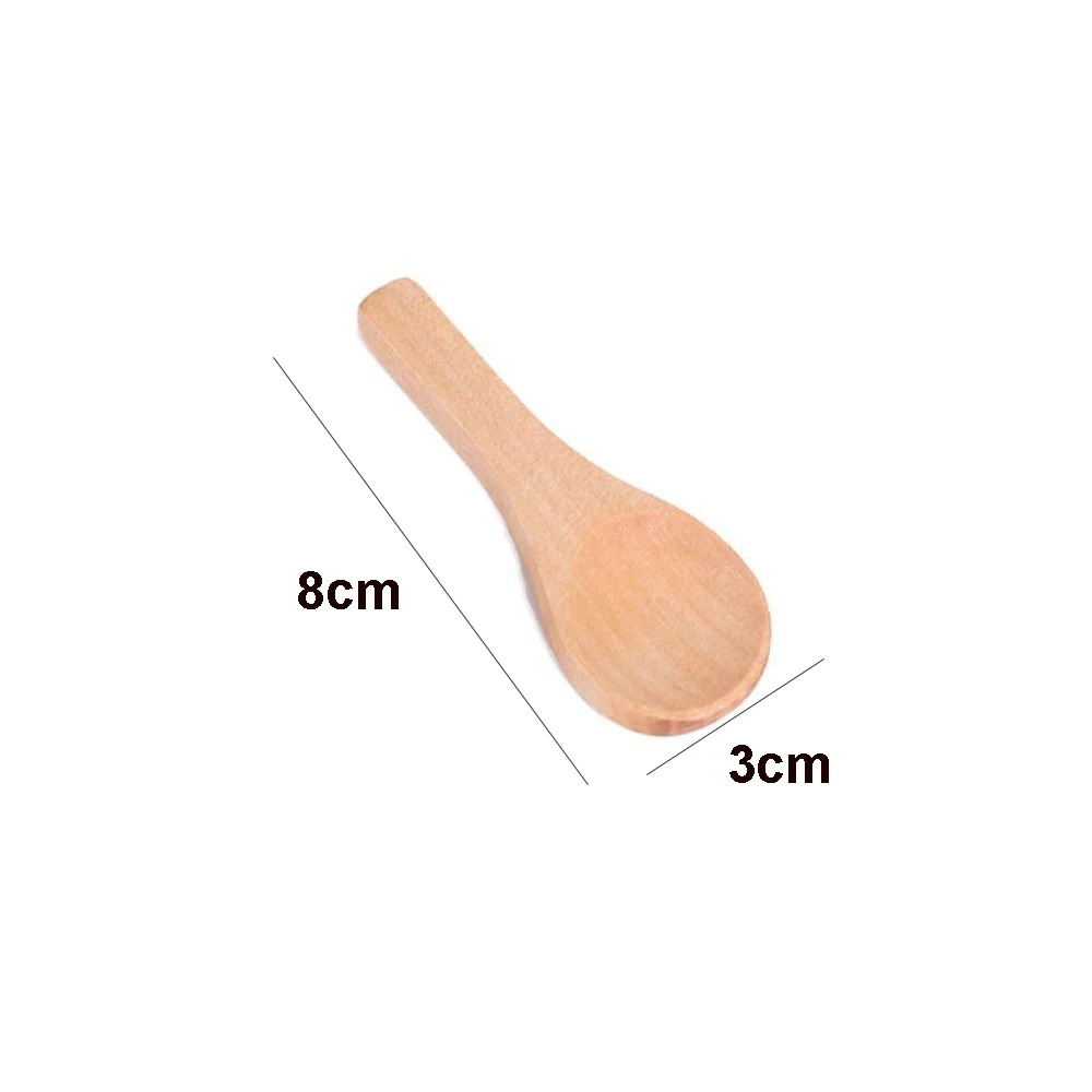 Cuillere En Bois De Cuisine Gosknor 4pcs Ensemble De Petites Cuillères En Bois, 13cm Mini Cuillères à Thé Pour Miel Café Thé Sucre Desserts Petits Ustensiles Cuisine Lisses Pour Cuisiner Servir Remuer
