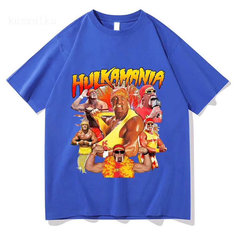 T-shirt Hulk Hogan Rip Merch Unisexe – Col Rond, Manches Courtes, Streetwear Décontracté