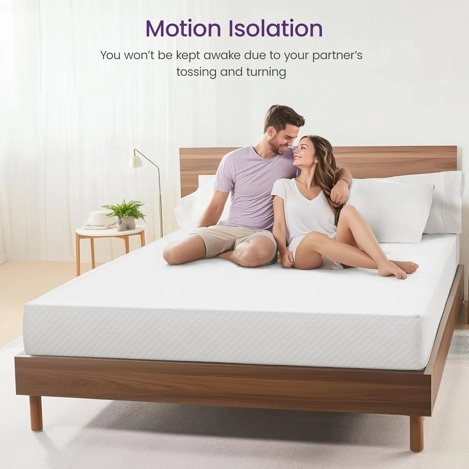 12 Inch King Cooling Gel Memory Foam Mattress Medium Firm for Cool Sleep Pressure Relieving CertiPUR-US Certified 6