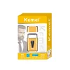 KEMEI KM-T123 Electric Foil Shaver Beard Trimmer Metal Rechargeable Foil Shaver Barber Machine Trimmer Razor 3