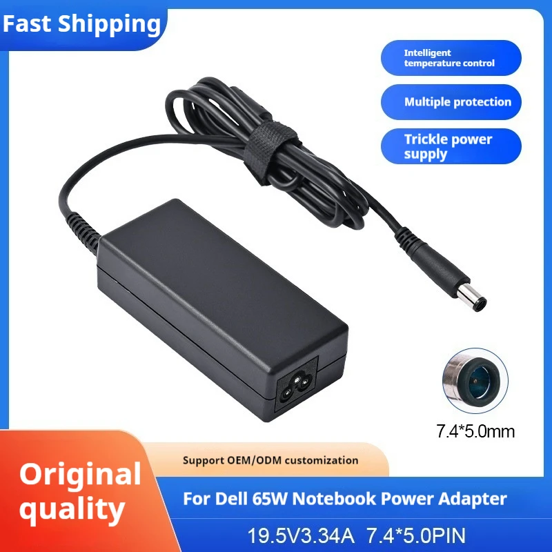 19.5V 3.34A 65W 7.4*5.0mm AC Laptop Charger Adapter For Dell Latitude E5250 E5440 E5450 E5540 E5550 E6420 E6430 E6440 HA65NM130 laptop charger