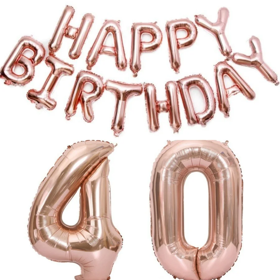 15-teiliges Happy Birthday Zahlen-Folienballon-Set für Kinder- und Erwachsenenpartys, Einfache Dekorationen für Jungen und Mädchen, 13 15 16 18 21 30 40 50 60 70 80 Jahre – Detail 9