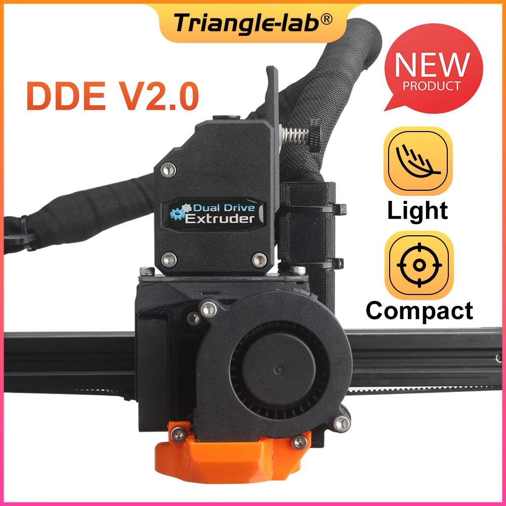 Trianglelab Dde v2 Unidade Direta Extrusora Plano de Atualização para Creality Ender3 Cr10 Série Impressora 3d Compatível com Td6 Hotend