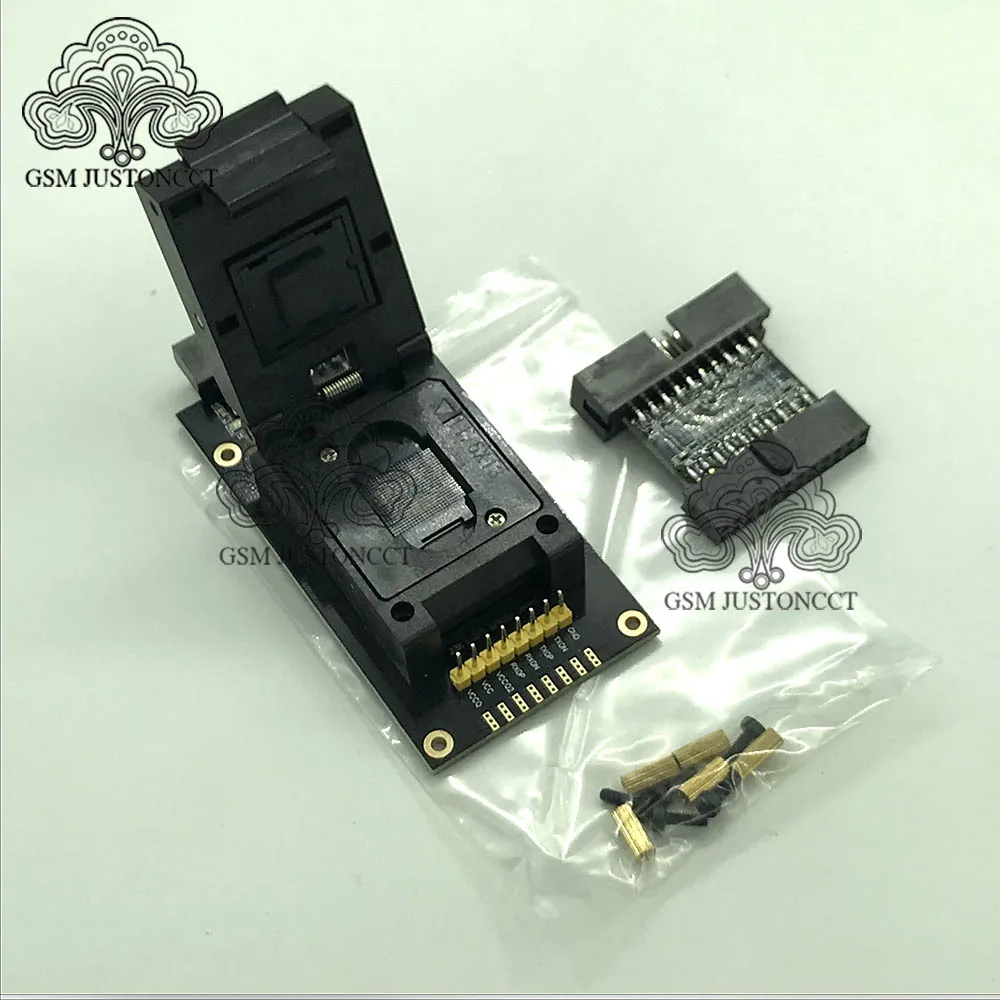 최신 z3x Easy-Jtag Plus UFS BGA-254 소켓 / EMMC 254( EMMC +UFS 2 in 1 ) 어댑터 (EASY JTAG PLUS BOX용)