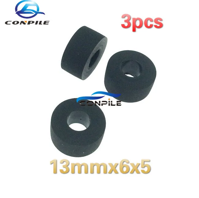 

3PCS 13mmx6x5 for Sharp 700/777/800 wheel belt pulley rubber audio recorder cassette deck pinch roller tape Stereo player