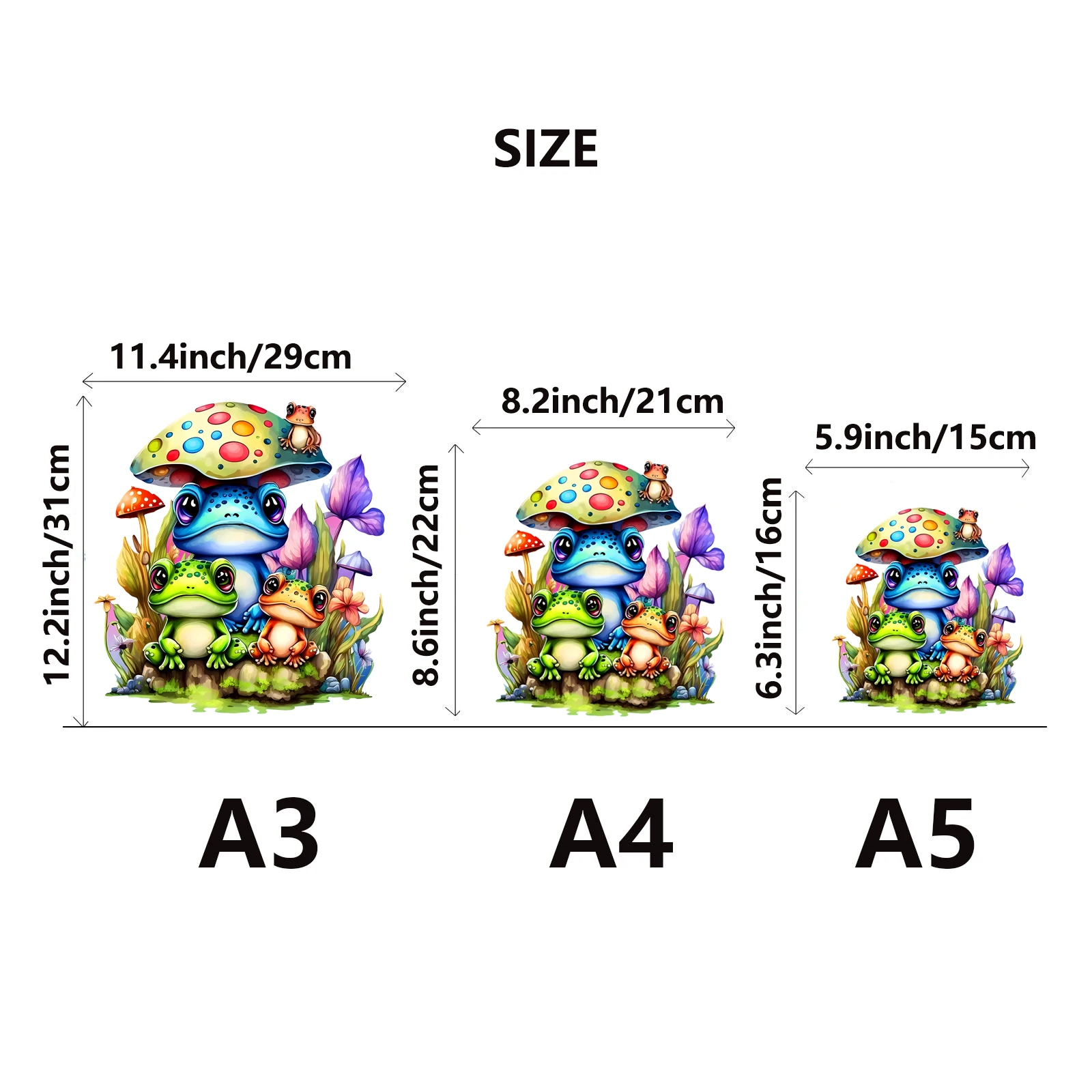 Puzzle Toys Wooden Puzzles Board Game Toys Frogs Wooden Puzzle for Jigsaw Lover Uniquely Stress Relieves Toys Christmas Birthday Gift Home Decor Family Games