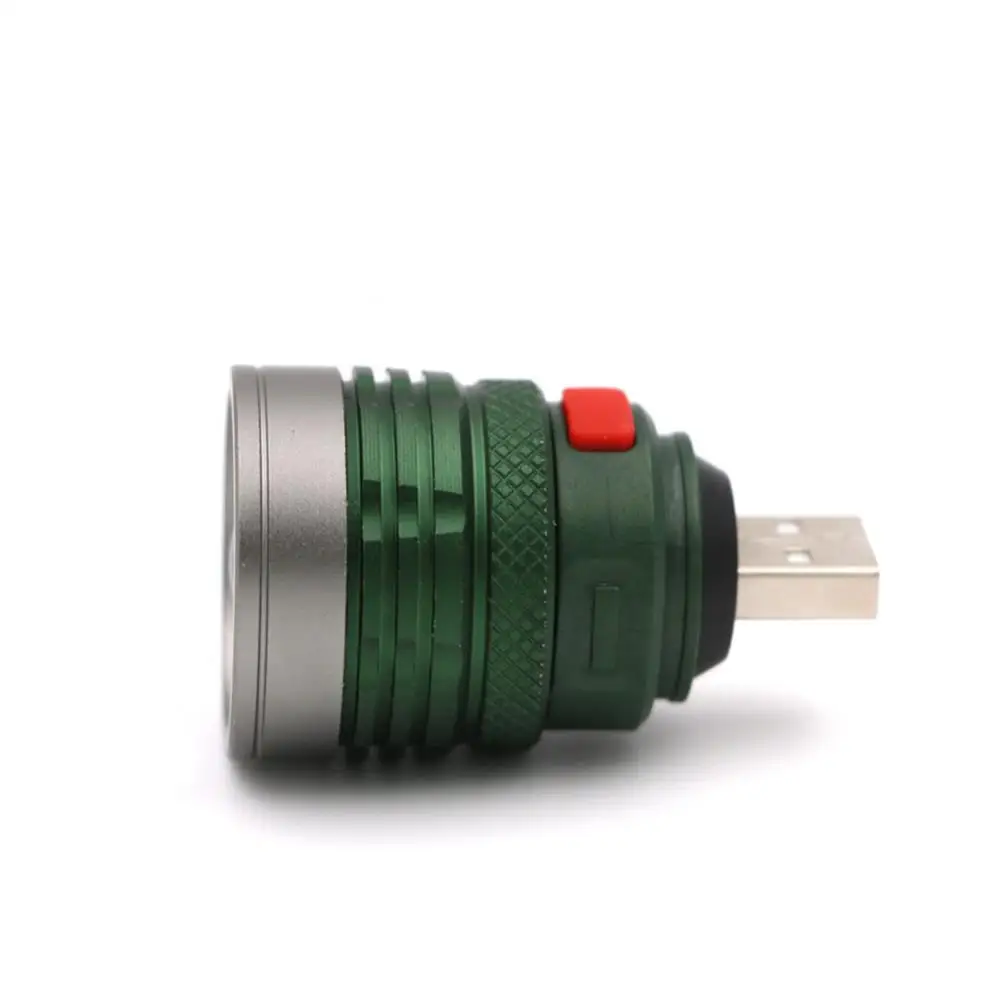 

Портативный USB-фонарик, Ультраяркий мини-фонарик с зумом, 3 режима, фонарик для чтения, ночной фонарик, фонарик для кемпинга на открытом воздухе