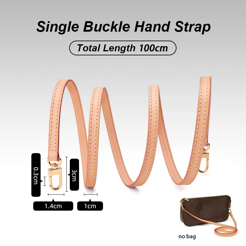  WUTA Luxury Brand Genuine Leather Bag Strap