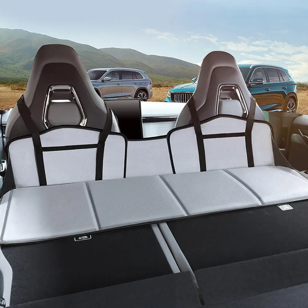Car Camping Bed Pad Foldable Travel Mattress Non Inflatable Car Extra Long Mattress Universal For Tesla Model Y/3 Ford Honda Mat