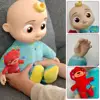 15/23CM Soft PP Cotton Cute Plush Electric Music Doll Soft Compatible Delicate Touch With Bear Shark Accessories 1