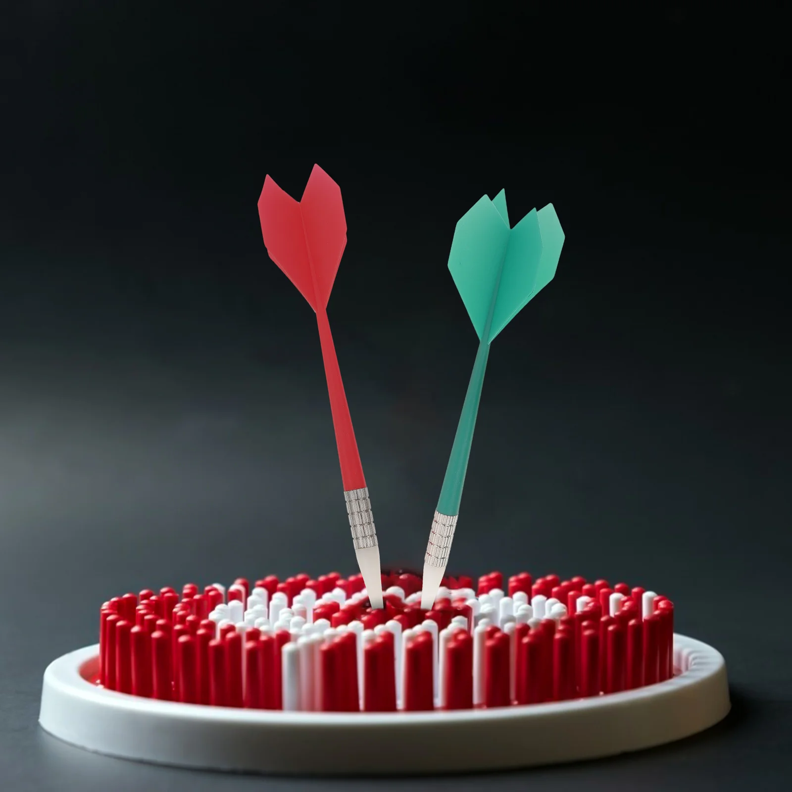

6PCS Outdoor Indoor Use ABS Dart Needles Plastic Dart Tips Throwing Tips