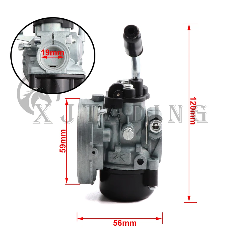 GOOFIT 2 Tempi Collettore Kit Carburatore 13 Millimetri Decespugliatore Guarnizioni Motore Carb - Foto 11