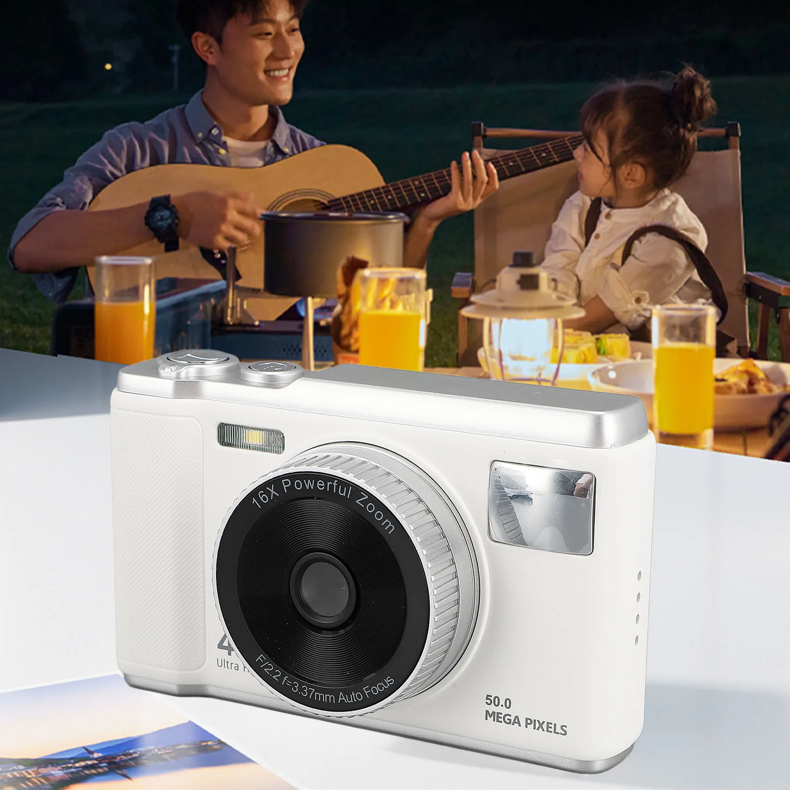 كاميرا رقمية 4K قابلة لإعادة الشحن بشاشة 2.8 بوصة...