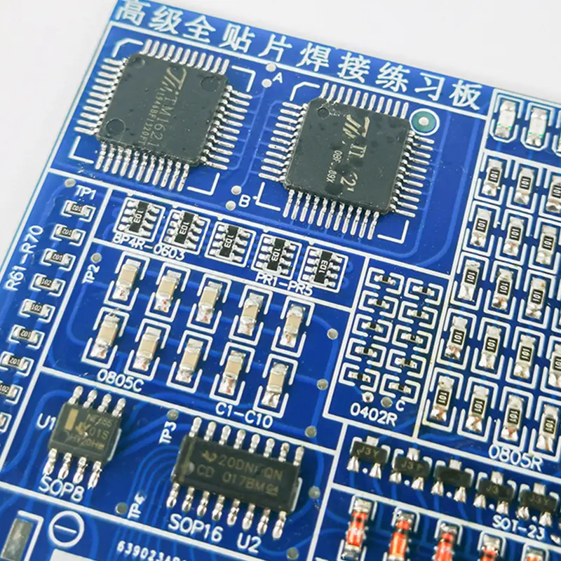 SMD/SMT Components Soldering Practice Board Electronic Project Kits DIY Soldering Kit Skill Training Board Led Transistor SMD image 4