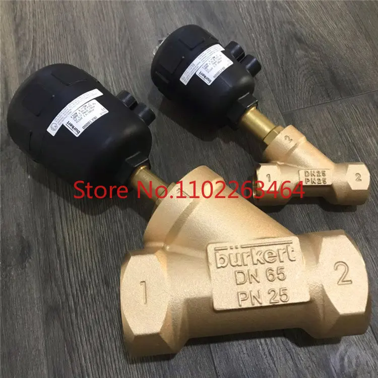 

German burkert Baode 2000 pneumatic angle seat valve A DN15 001,252 G thread, copper thread 1252