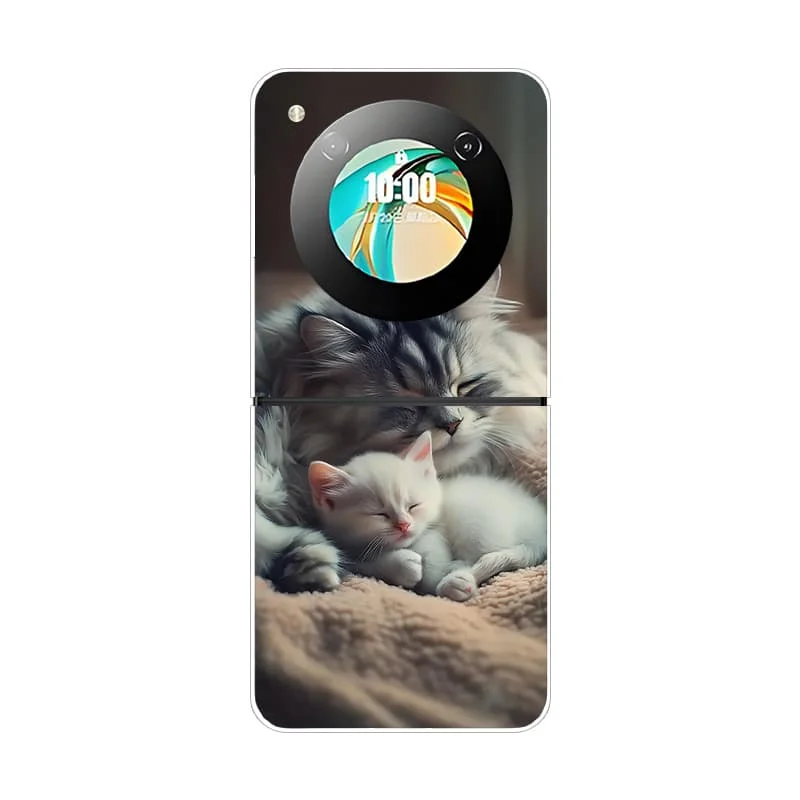 Soft Matte Silicone Back Cover with Fashion Painted Design
