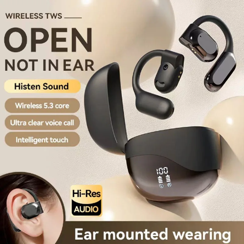 Wireless Earphones HIFI Bluetooth Earhook Running Gaming Ear
