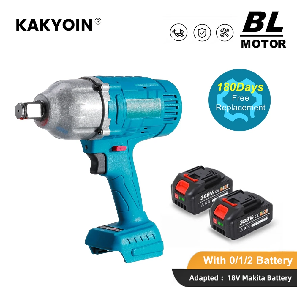 2000NMHighTorqueBrushlessElectricImpactWrenchCordlessCar