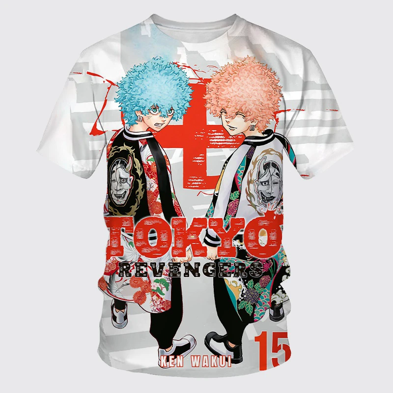 

Футболка мужская с 3D-принтом Токио, модная тенниска с коротким рукавом, крутая майка в стиле Харадзюку, повседневный топ с круглым вырезом, лето