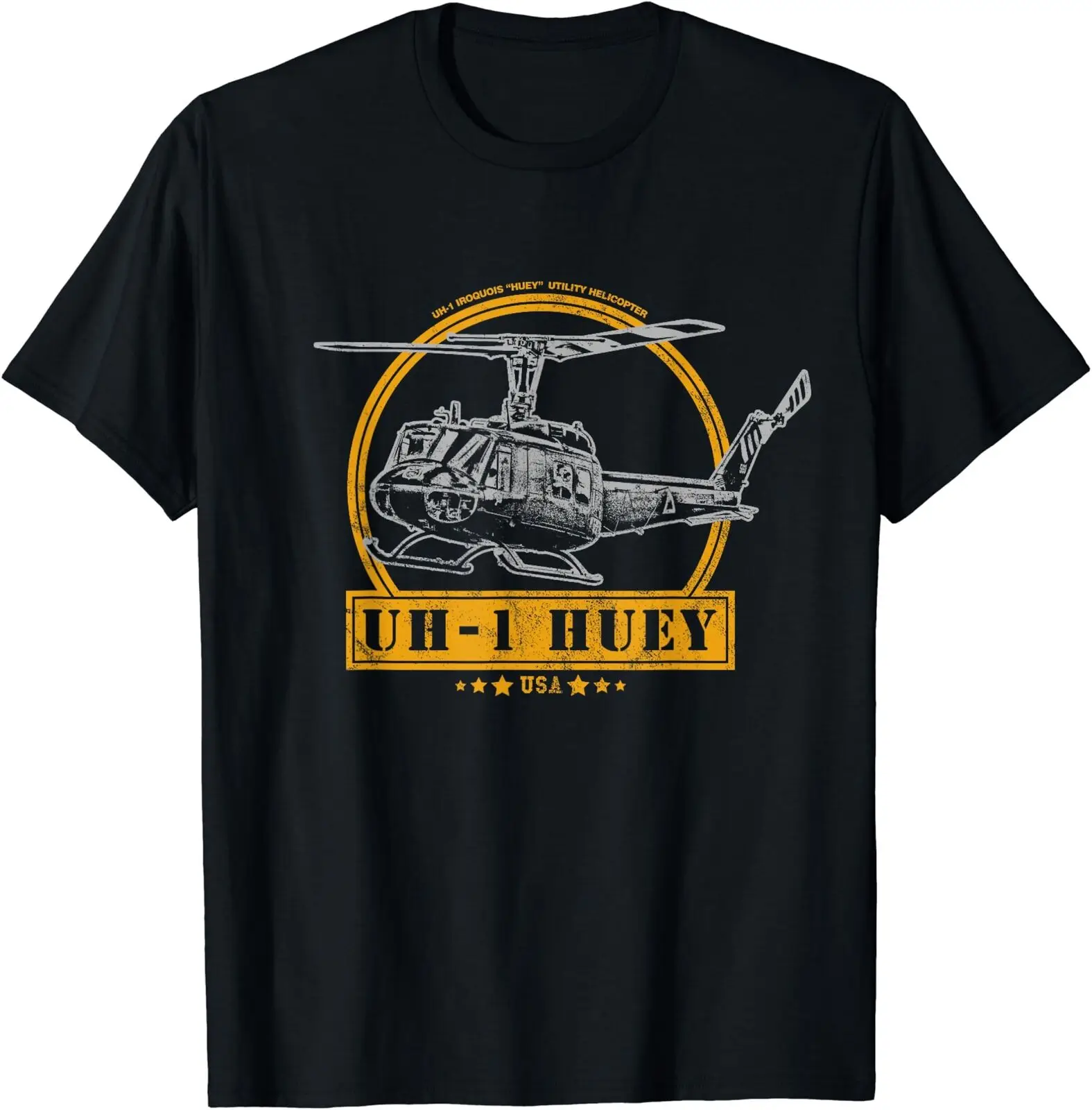 

NEW LIMITED UH-1 Iroquois "Huey" Helicopter T-Shirt Size S-5XL