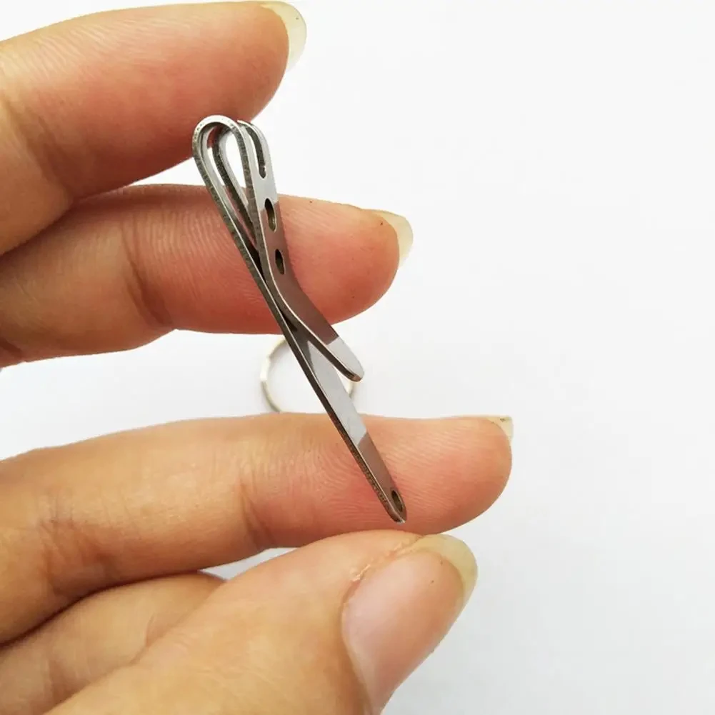 스테인리스 스틸 링 카라비너 EDC 가방 서스펜션 클립 키 포함 아웃도어 퀵링크 도구