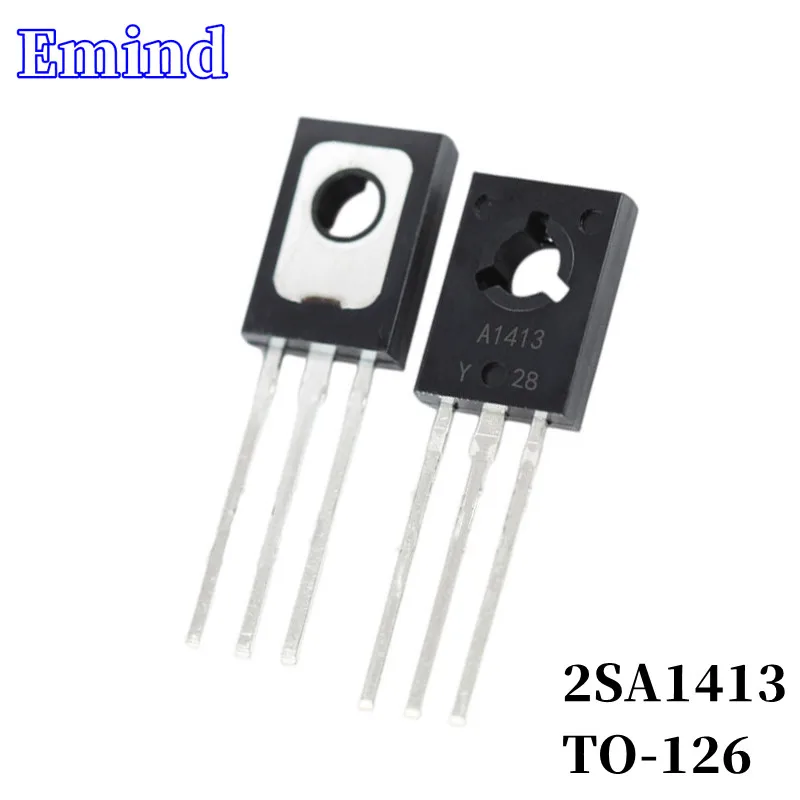 

10/20/30Pcs 2SA1413 A1413 DIP Transistor TO-126 Type PNP Bipolar Amplifier Transistor 600V/2A