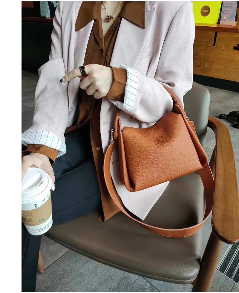 TOGO Leather Hobos Bag,100% Natural Skin, Fashion Shoulder Bag, Women  Genuine Leather Cross body Bag, A752 - AliExpress