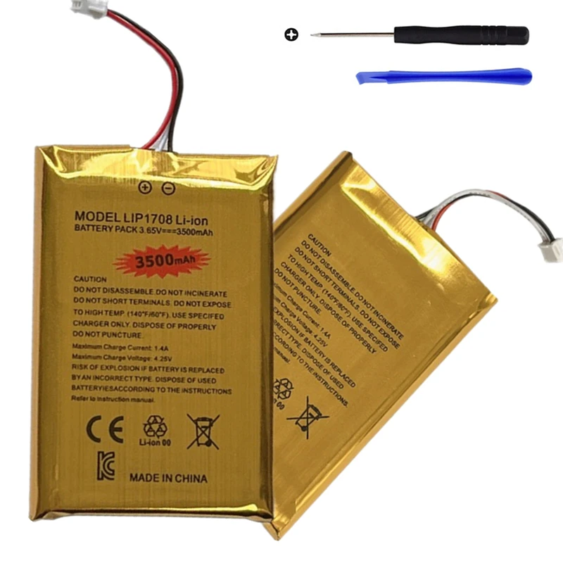 Batteria Agli Ioni Di Litio Ps5 Da 3.65V 3500Mah Per Controller Sony Ps5 Lip1708 Dualsense Controller Di Gioco Batteria