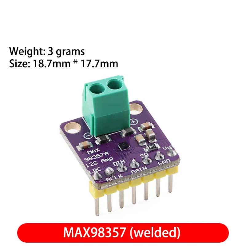 Premium 3W Class D Amplifier Breakout Interface with I2S DAC Decoder