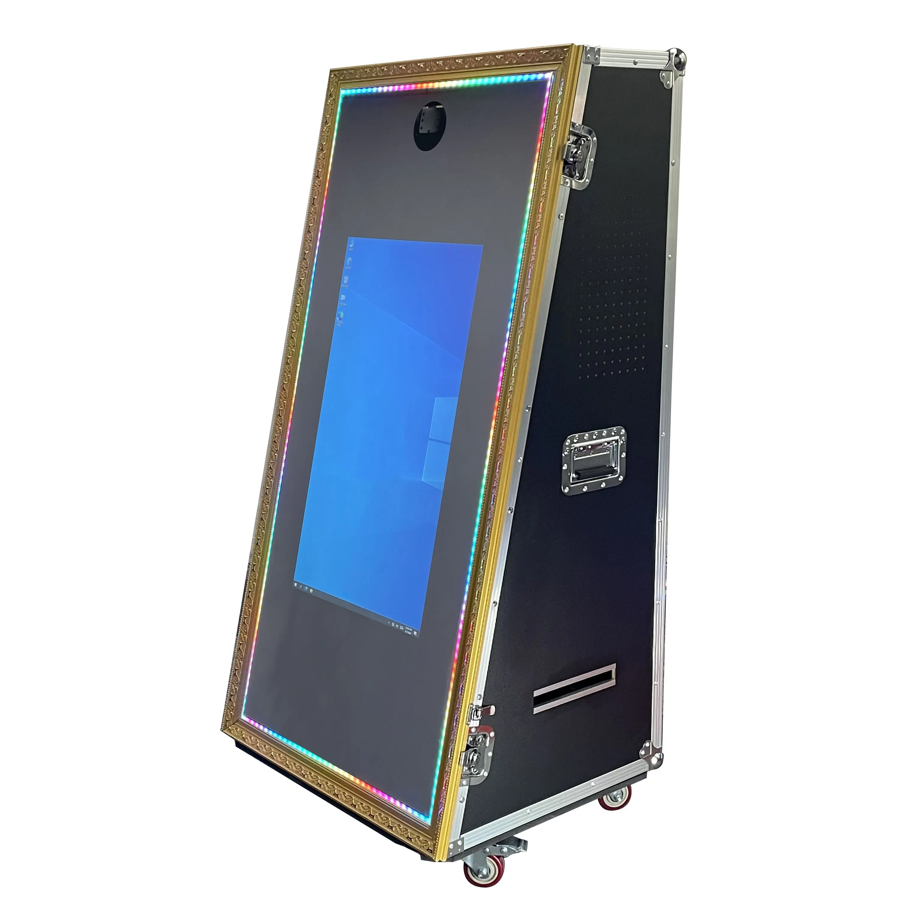 TouchScreenMagicMirrorPhotoBoothMachinePortable5565inchMirror