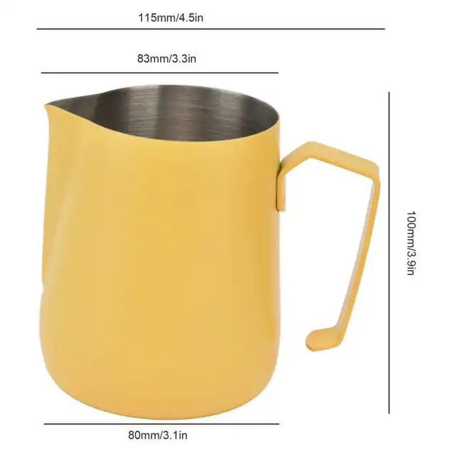 450 Ml -Es Tej Habosító Kancsó Megvastagodott Csésze Hegyes Kifolyóval Kávé Kávézó Tartozék - Image 5