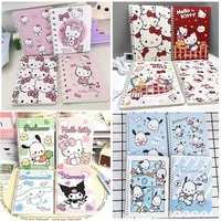 4pcs Sanrio Hello Kitty A5 Coil Notebook Kuromi Pachacco Student Notepad Planners School Supplies Wholesale Stationery Gift 1