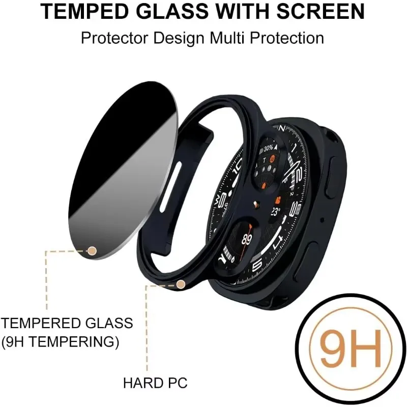 Premium Privacy Tempered Screen Protector with Anti-Peep Case