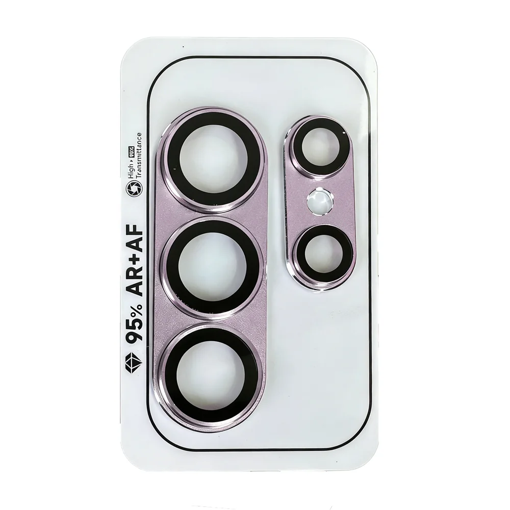 8K HD Camera Protective Metal Lens Cover with Tempered Glass Film
