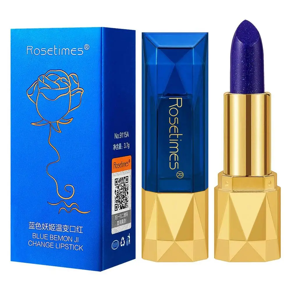 thumbnail image 1 of Color Changing Lipstick Magical Blue Lipstick Color Change Lipstick Moisturizing Non-stick Cup Waterproof Lip Gloss For Women, 1 of 5