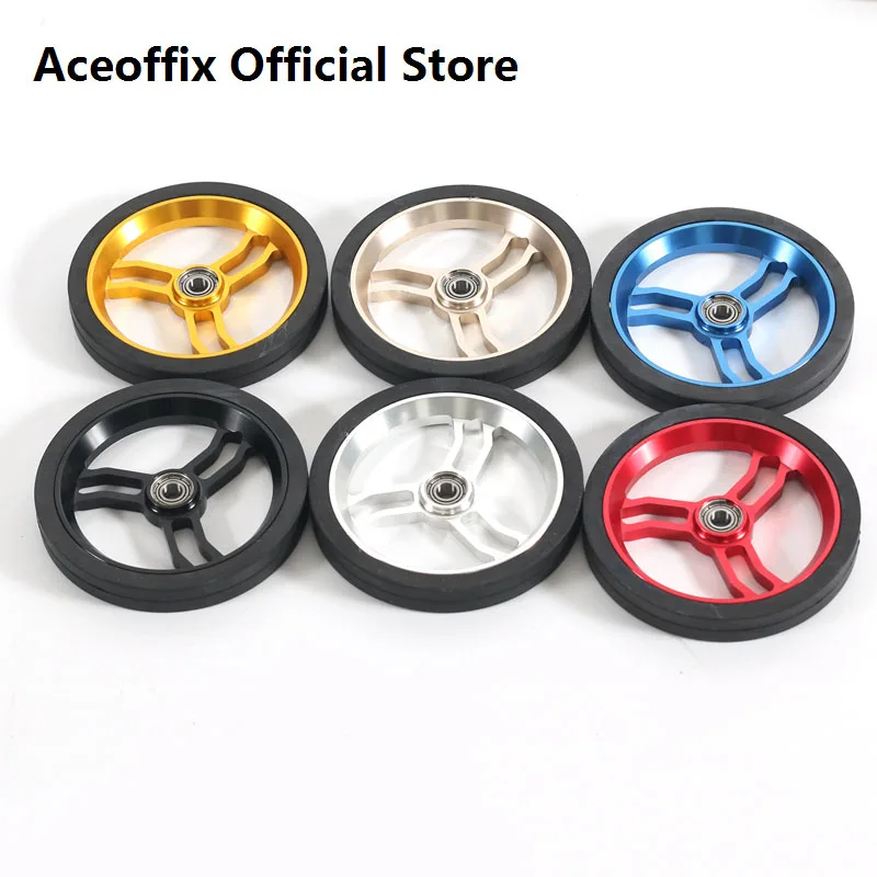 80mm Easy Wheel EZ-802 for Brompton Bike Accessories Aluminum Alloy carbon bike wheelset bike wheelset carbon wheelset